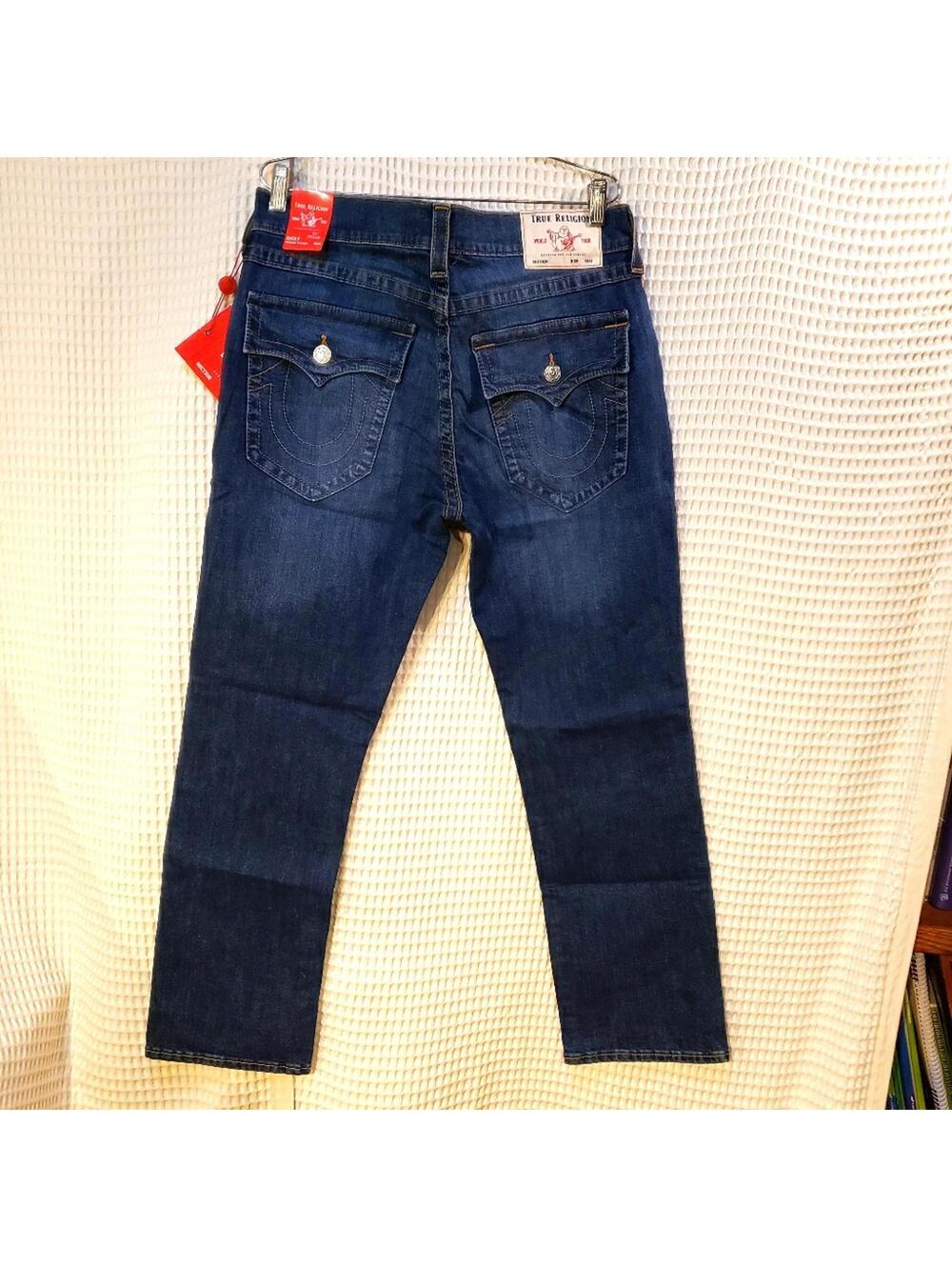 TRUE RELIGION 34x30 NWT Ricky Relaxed Straight
